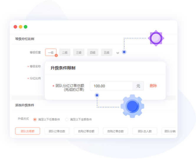 快速等级设置